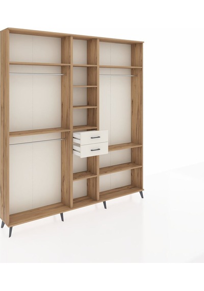 Arges Dolap 10 Raflı 2 Çekmeceli 3 Askılı 220x30x243 Çam-çam/aytaşı Atlas Çam/aytası Arges Dolap 10 Raflı 2 Çekmeceli 3 Askılı 220x30x243 Çam-çam/aytaşı Atlas Çam/aytası