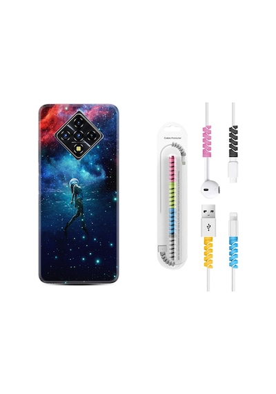 Infinix Zero 8 Kılıf Kablo Koruyuculu Deep Woman 1844