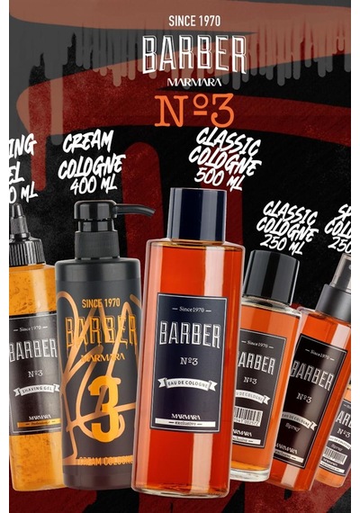 Barber Marmara Krem Barber Marmara No.3 Edc Krem Krem Kolonya 400 Ml