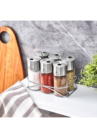 Aryıldız Timeless 7 Parça Baharat Seti 130 Ml Şeffaf