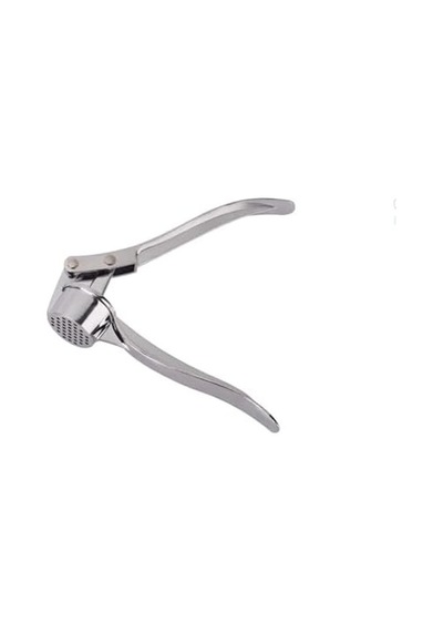 Profesyonel Paslanmaz Çelik Sarımsak Ezici - Ergonomik Lüks Sarımsak Presi, Dayanıklı Metal Sarımsak Kırıcı Ve Püre Yapıcı, Pratik Mutfak Gereçleri Ve Manuel El Presi Açık Bej