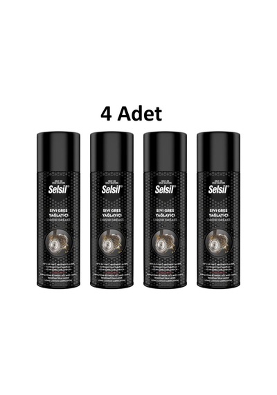 Sıvı Gres Yağlama Spreyi 500ml 4 Adet