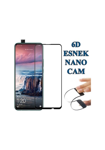 Huawei Y9 Prime 2019 6D Nano Kırılmaz Cam Ekran Koruyucu Plastik