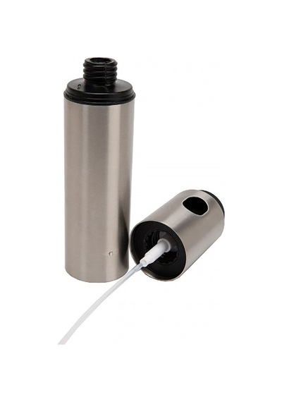 100 Ml'lik Paslanmaz Çelik Gövdeli Sprey Yağlık, Zeytinyağlık Ve Sirkelik Püskürtme Gümüş