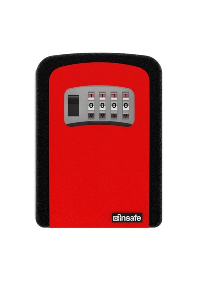 İnsafe Isc803Key Şifreli Çelik Kasa Anahtar Kasası Kutusu Kırmızı