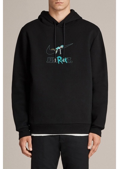 Just Rick İt Kapşonlu Sweatshirt Hoodie 001