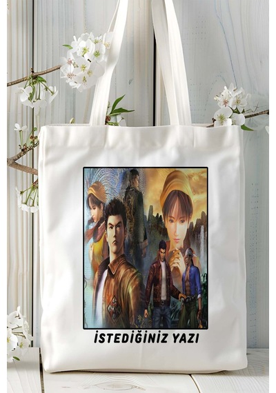 Art Hediye Shenmue Oyun Baskılı Omuz Çanta Kişiye Özel Model 1 Çok Renkli