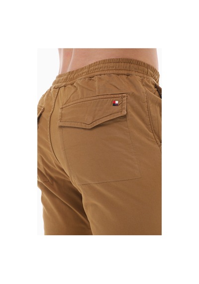 Cedy Denim Erkek Lastikli Mevsimlik Gabardin Jogger Bağcıklı Pantolon C314 Camel