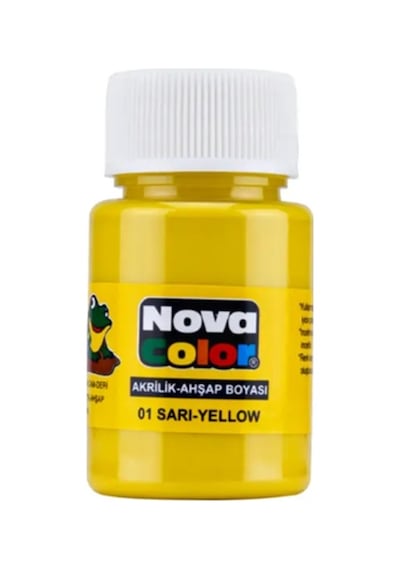 Nova Color Akrilik Boya 30 Ml Sarı - 2 Adet Sarı