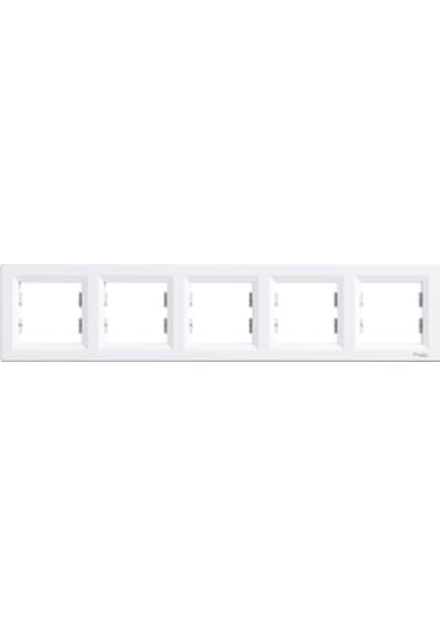 Schneider Electric Eph5800521 Asfora Beyaz Beşli Yatay N11.466