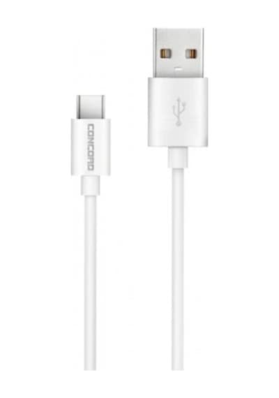 Type C Hızlı Şarj Ve Data Kablosu C-821 100 Cm Kablo Beyaz