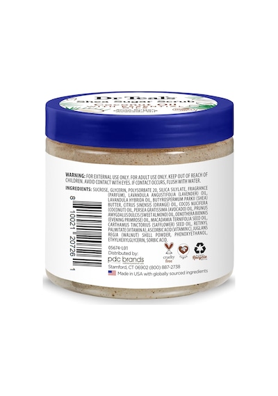 Dr Teal's Shea Sugar Scrub Coconut Oil Vücut Peeling 538 G
