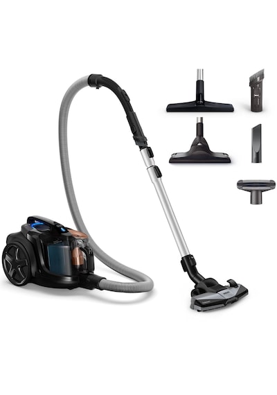 Philips BXA0079 - XB7150 Marathon Ultimate Toz Torbasız Süpürge + HD7301/00 Cam Demlikli Çay Makinesi