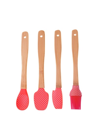 Bambum Bolly 4'lü Spatula Seti  Küçük