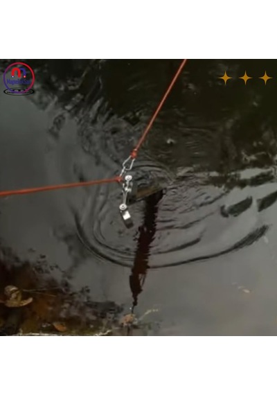 40mm Çok Güçlü Deniz Mıknatısı - Fishing Magnet - Neodyum Daimi Çelik Mıknatıs - Halkalı Pot Mıknatıs - Nik