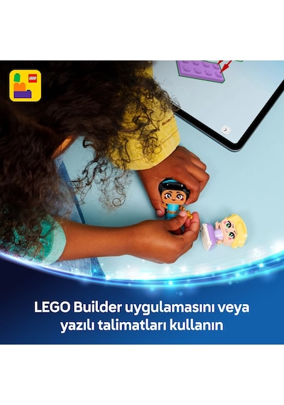 LEGO® ǀ  Disney Princess Mini Yasemin ve Rapunzel 43303 – 5 Yaş ve Üzeri Çocuklar için Aksesuarlar İçeren Yapım Seti (59 Parça)