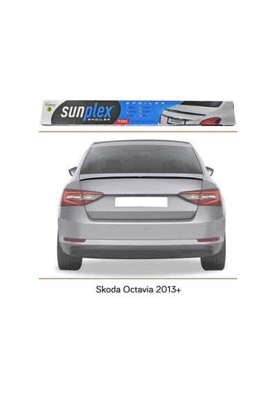 Sunplex Skoda Octavia Bagaj Üstü Spoiler Piano  Black