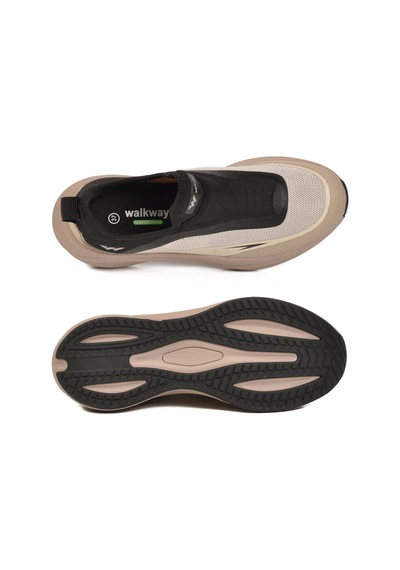 Walkway Bej Hafızalı Taban Hafif Esnek Unisex Spor Ayakkabı Eclipse G
