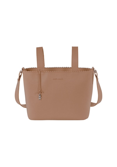 Pasito A Pasito Icon Crossbody Bebek Bakım Çantası Caramel Kahverengi