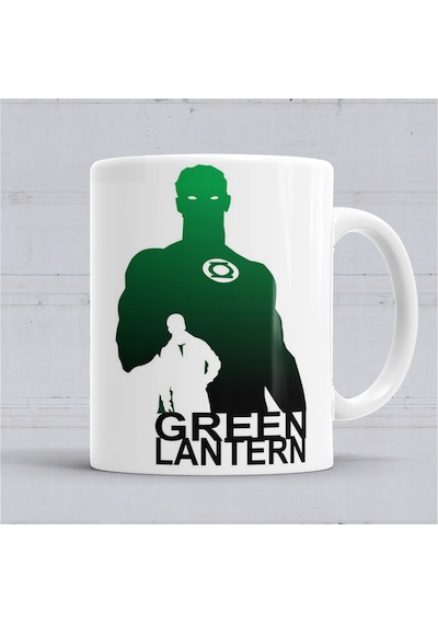 Green Lantern Kupa Bardak Porselen No35738 Karışık