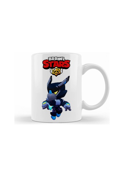 Brawl Stars Karanlık Mecha Crow Kupa Bardak Porselen Karışık