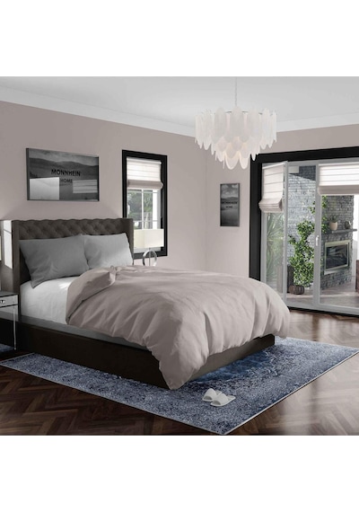 Kaymaz Taban Yıkanabilir Halı Mutfak, Salon, Yatak Odası İçin Modern Dijital Baskı Halı Slnhalı28 - 0096 Çok Renkli