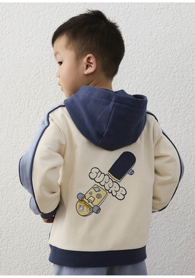 Mayoral Kış Sezon Erkek Çocuk 3'lü Sweatshirt Çift Eşofman Altlı Takım - Mavi