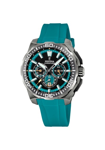 Festina F20725/6 Chrono Bike Quartz Silikon Mavi 20 Atm 46 Mm Erkek Kol Saati