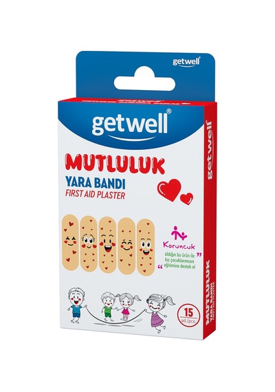 Getwell Mutluluk Yara Bandı 15 Adet