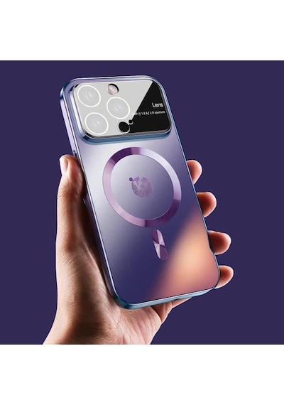 Apple Uyumlu iPhone Bellance 14 Pro Max Telefon Kılıfı Yüksek Kaliteli 0660 pu 14pro Mor
