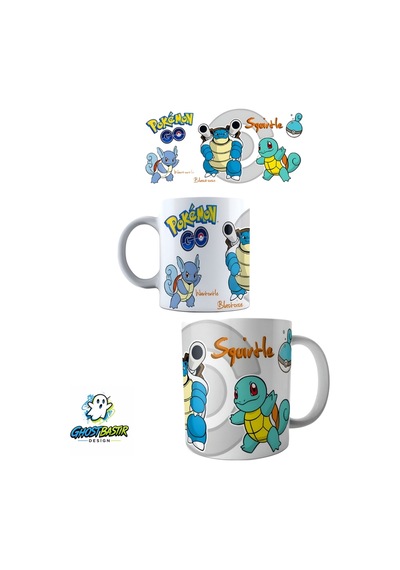 Pokemon Squirtle Kupa Bardak Tek Adet K0372 Çok Renkli