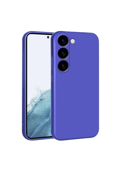 Zore Galaxy S23 Uyumlu Nvth Premier Silikon Kılıf-saks Mavi