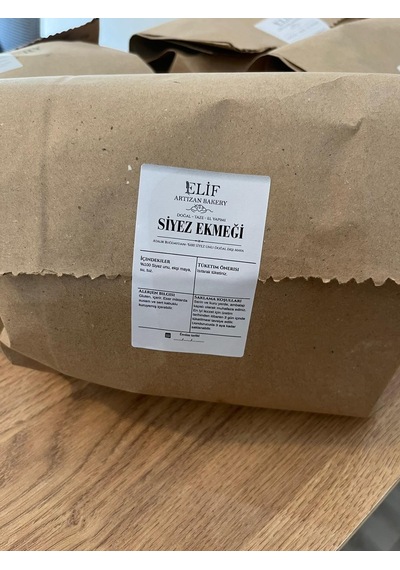 Elif Artizan Bakery Siyez Ekmek 750 G