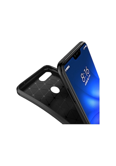 Xiaomi Redmi Mi8 Lite Kilif Karbon Tasarim Negro Silikon 405799228