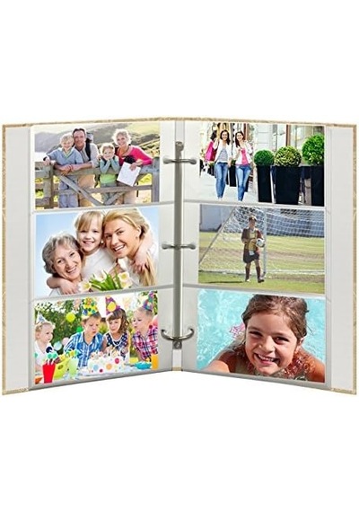 Jasmine - 3-ring Photo Album 300 Pockets Hold 4x6 Photos, Jasmine Design