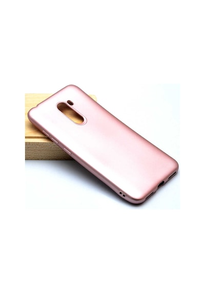 Xiaomi Pocophone F1 Kılıf Zore Premier Silikon Kapak Rose Gold