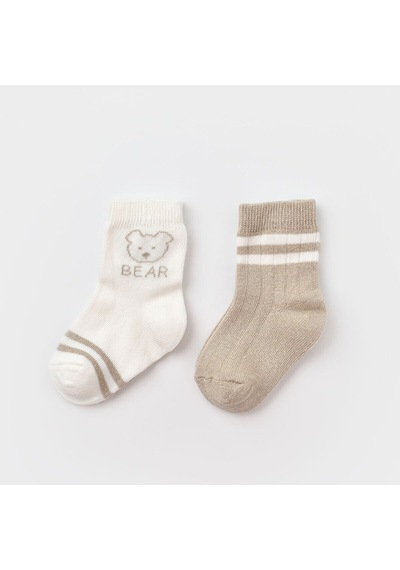 Biorganic Bear 2'li Bebek Çorabı - 68408