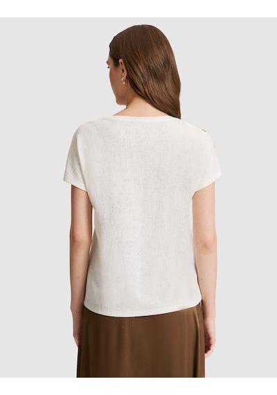 Pierre Cardin Kadın Ekru Tişört 50323604-vr019