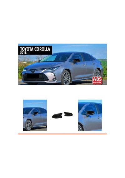 Corolla E210 Batman Ayna Kapağı Piano Black / 2018 Sonrası