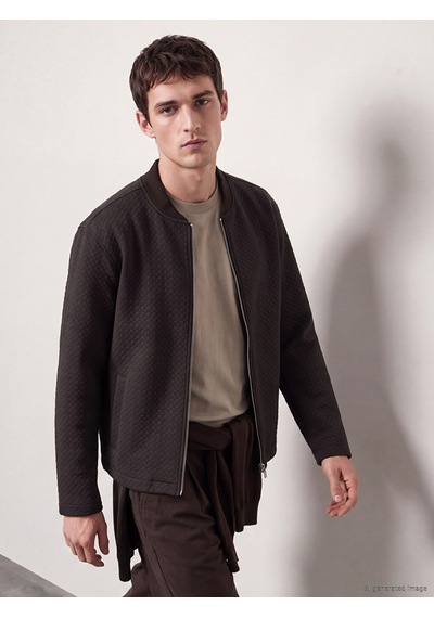 Lcw Vision Kahverengi Loose Fit Erkek Bomber Ceket