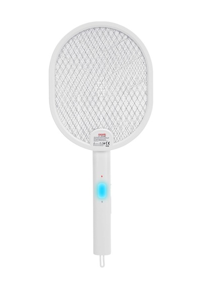 Asonıc As-a26, Beyaz, 3000v, Raket Tipi, Uv Mor Işıklı, 1200mah, Bataryalı, Şarj Edilebilir, Katlana