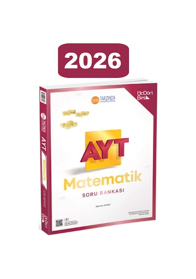 Üçdörtbeş Yayınları Ayt Matematik Soru Bankası 2026