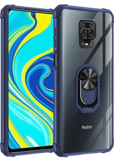 Xiaomi Redmi Note 9S Kılıf Mola Kenar Ve Yüzük Kısımları Renkli
