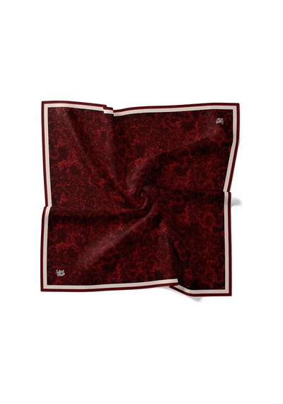 Levidor Kristal Eşarp Bulut Batik Bordo