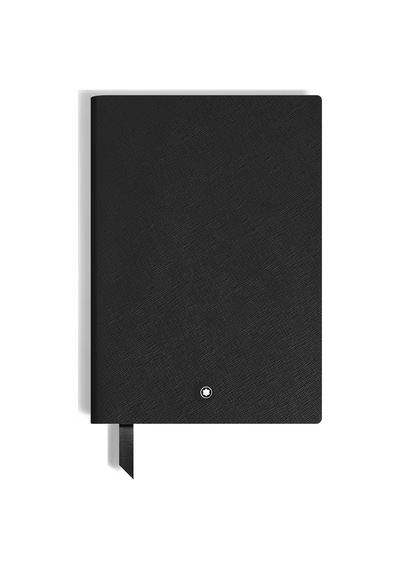 Montblanc Saffiano Deri Siyah Orta Boy Defter 134750