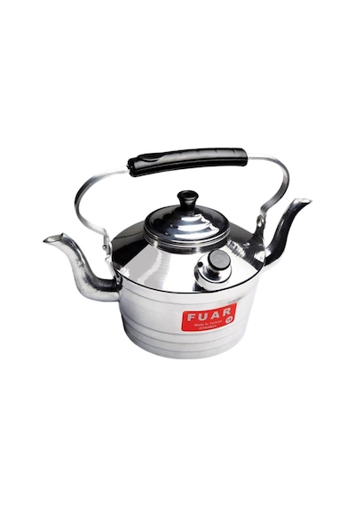 Yek Outdoor N 18 Çift İbrikli Alüminyum Çaydanlık 2 Litre Gri