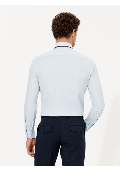Cacharel Erkek Açık Mavi Gömlek Basic 50268506-vr003 Denim