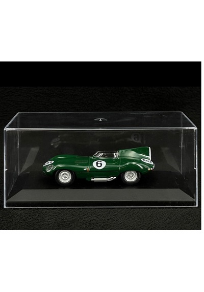 1:43 Ölçek Atlas 1955 Jaguar D-type 6 - Winner Lemans - Hawthorn Diecast Metal Minyatür Model Araba 10cm
