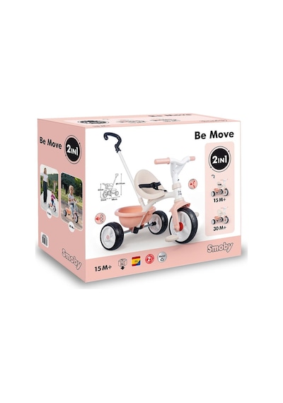 Smoby Be Move Üç Tekerlekli Bisiklet - Pembe 740339 Pembe