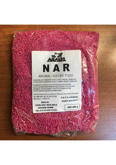 Aralel Nar Aromalı İçecek Tozu 300 G